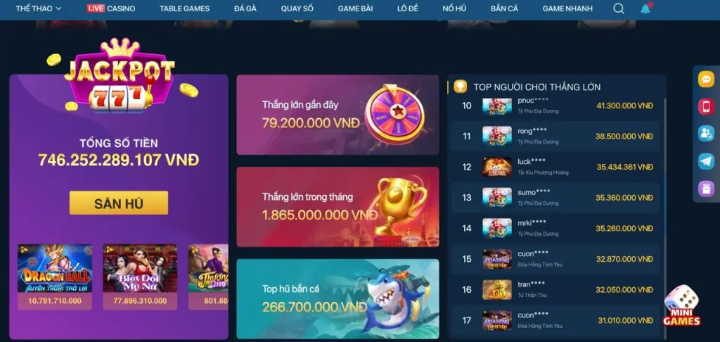 Ưu đãi nạp tiền hàng ngày